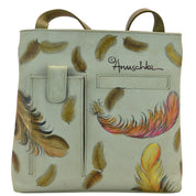 Medium Crossbody With Double Zip Pockets - 447