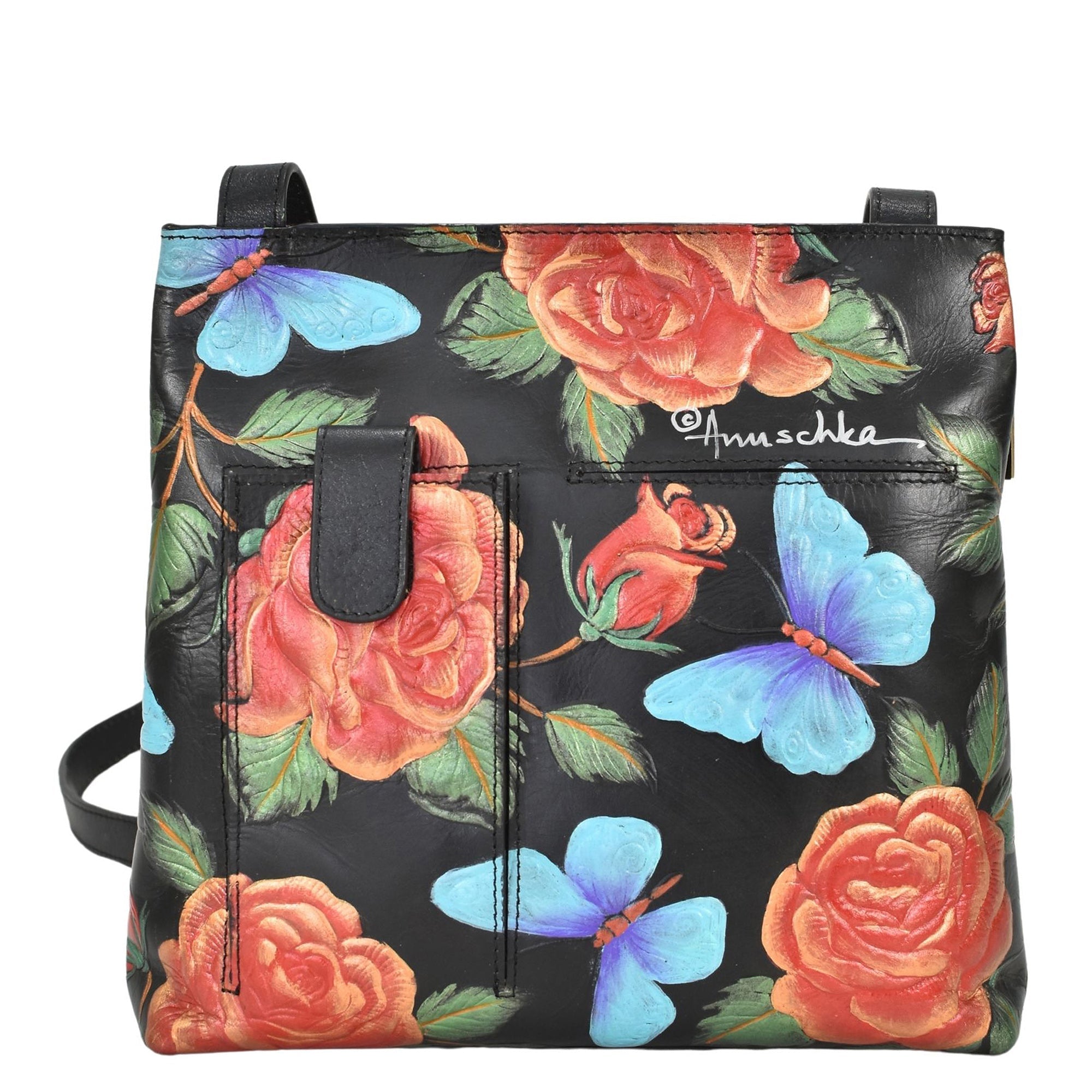 Medium Crossbody With Double Zip Pockets - 447