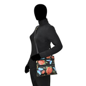 Medium Crossbody With Double Zip Pockets - 447