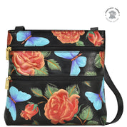 Medium Crossbody With Double Zip Pockets - 447