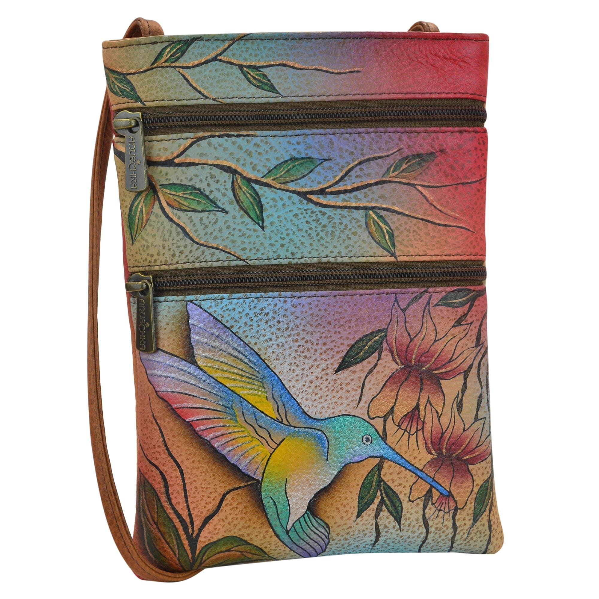 Flying Jewels Mini Double Zip Travel Crossbody - 448