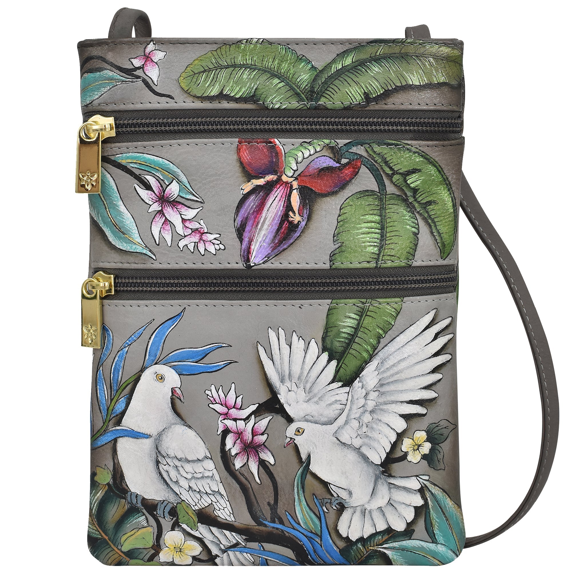 Mini Double Zip Travel Crossbody - 448