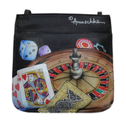 Slim Crossbody With Front Zip - 452 - Anuschka