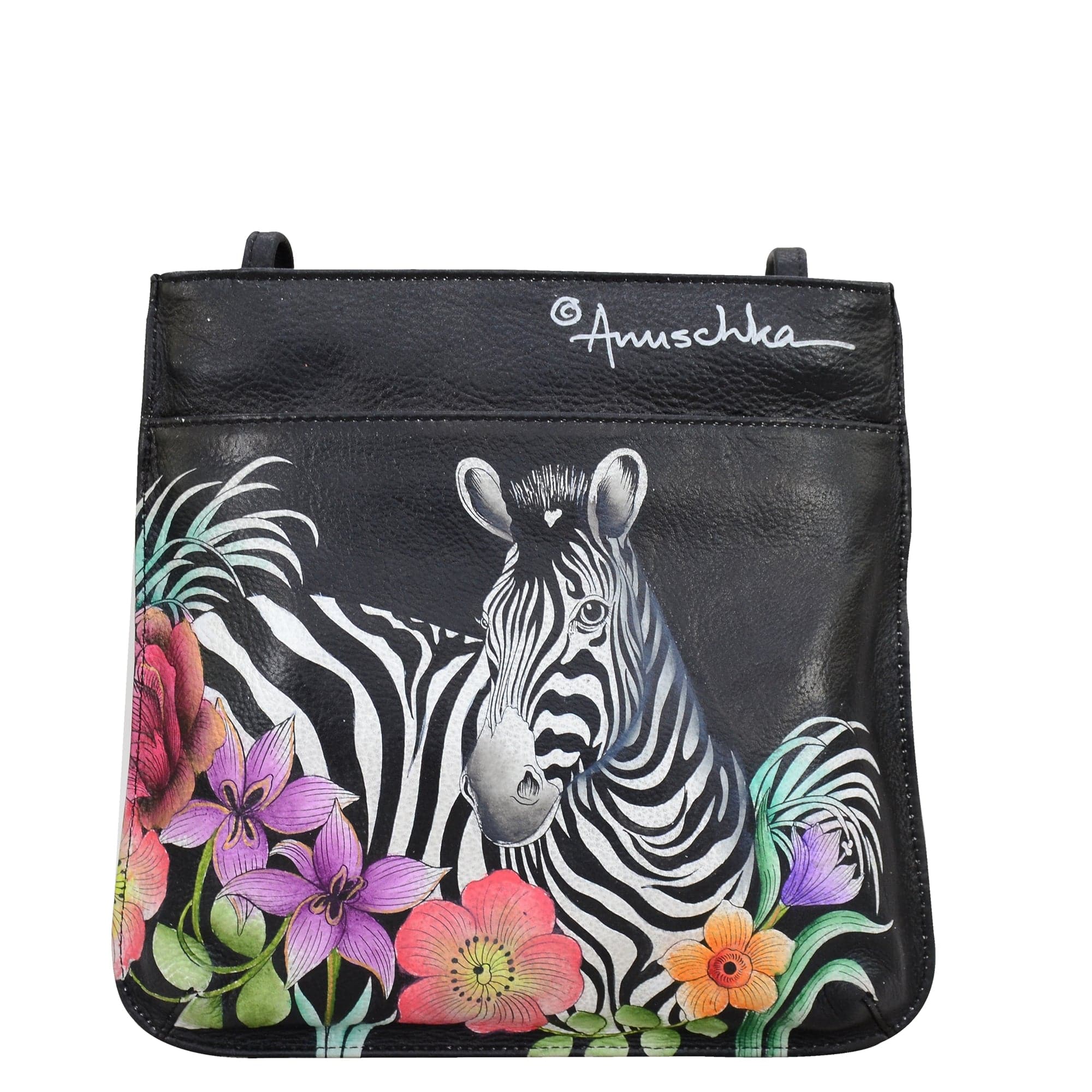 Slim Crossbody With Front Zip - 452 - Anuschka