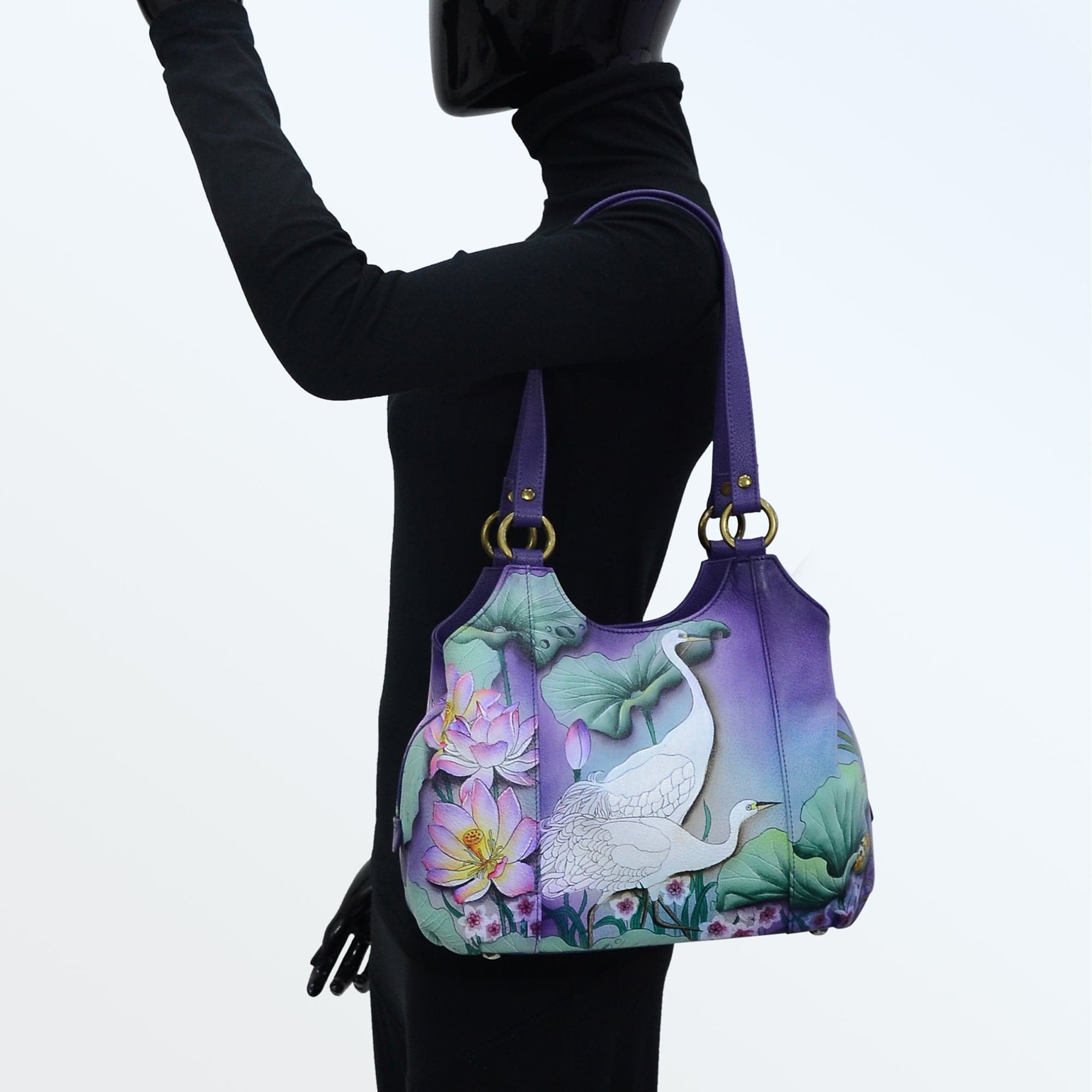 Triple Compartment Satchel - 469 - Anuschka