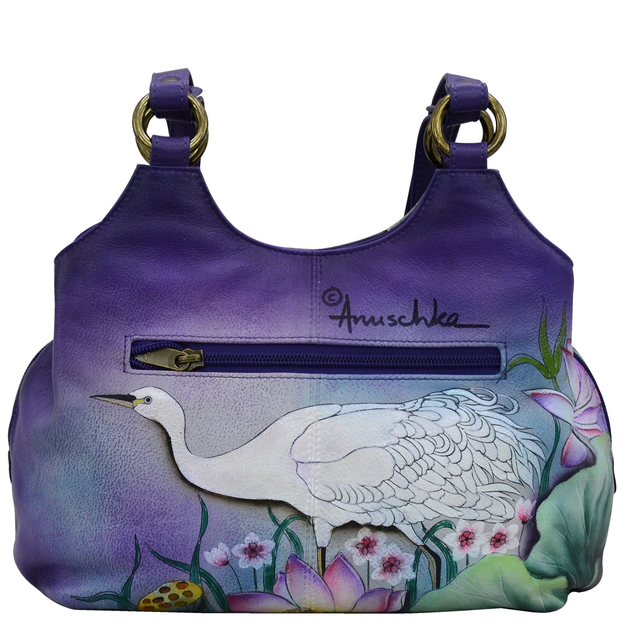 Triple Compartment Satchel - 469 - Anuschka