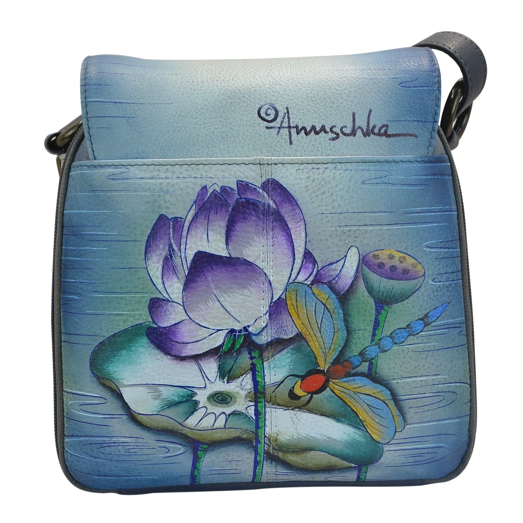 Triple Compartment Crossbody Organizer - 483 - Anuschka