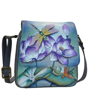 Tranquil Pond - Triple Compartment Crossbody Organizer - 483