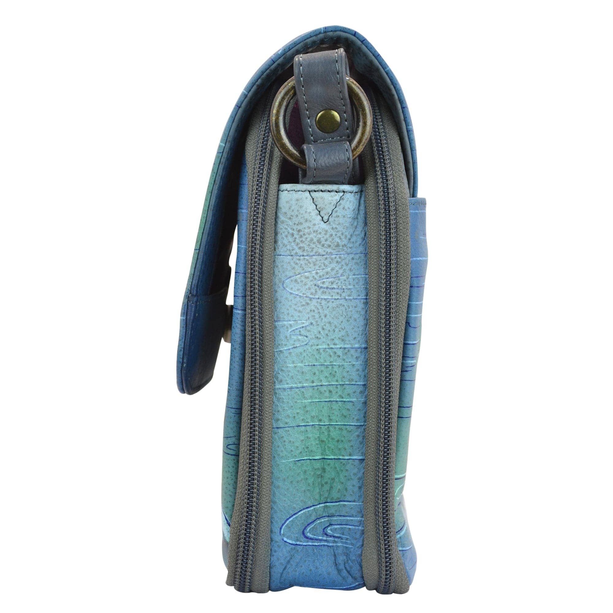 Triple Compartment Crossbody Organizer - 483 - Anuschka