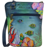 Organizer Crossbody With Extended Side Zipper - 493 - Anuschka