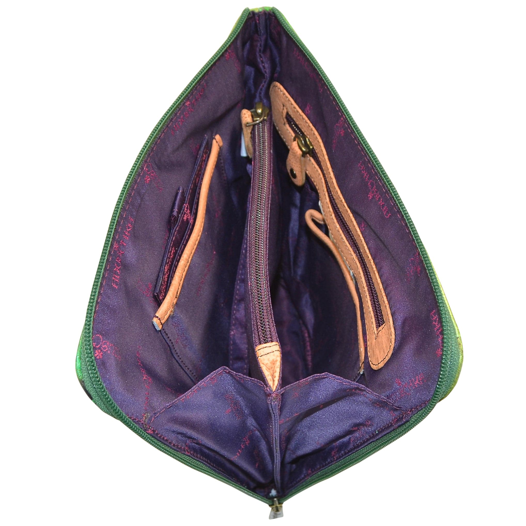 Organizer Crossbody With Extended Side Zipper - 493