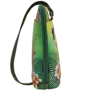 Organizer Crossbody With Extended Side Zipper - 493