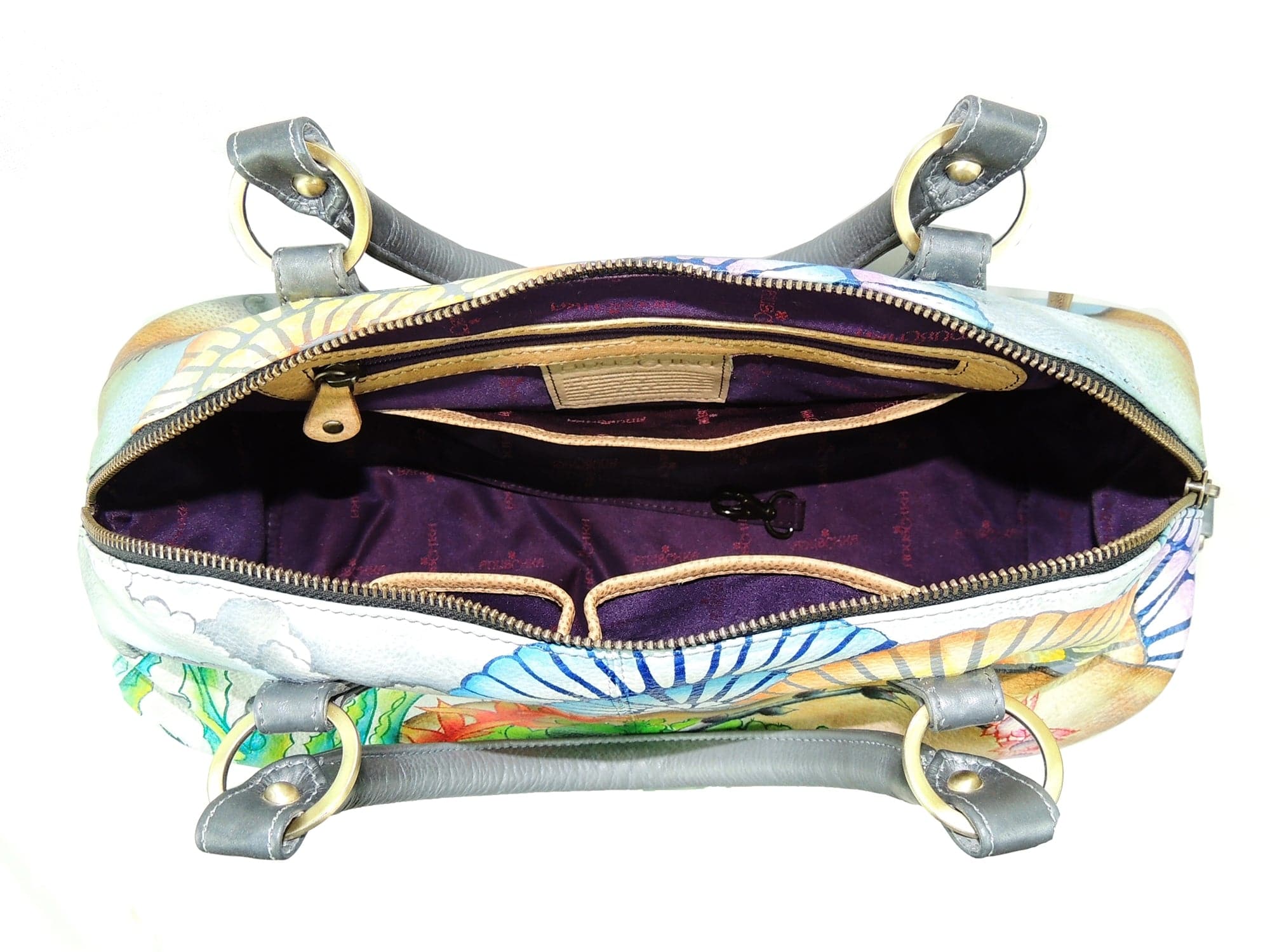 Large Convertible Satchel with Wallet & Key Ring - 522 - Anuschka