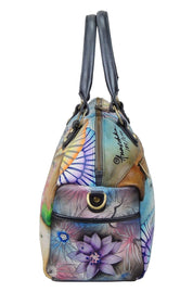 Large Convertible Satchel with Wallet & Key Ring - 522 - Anuschka