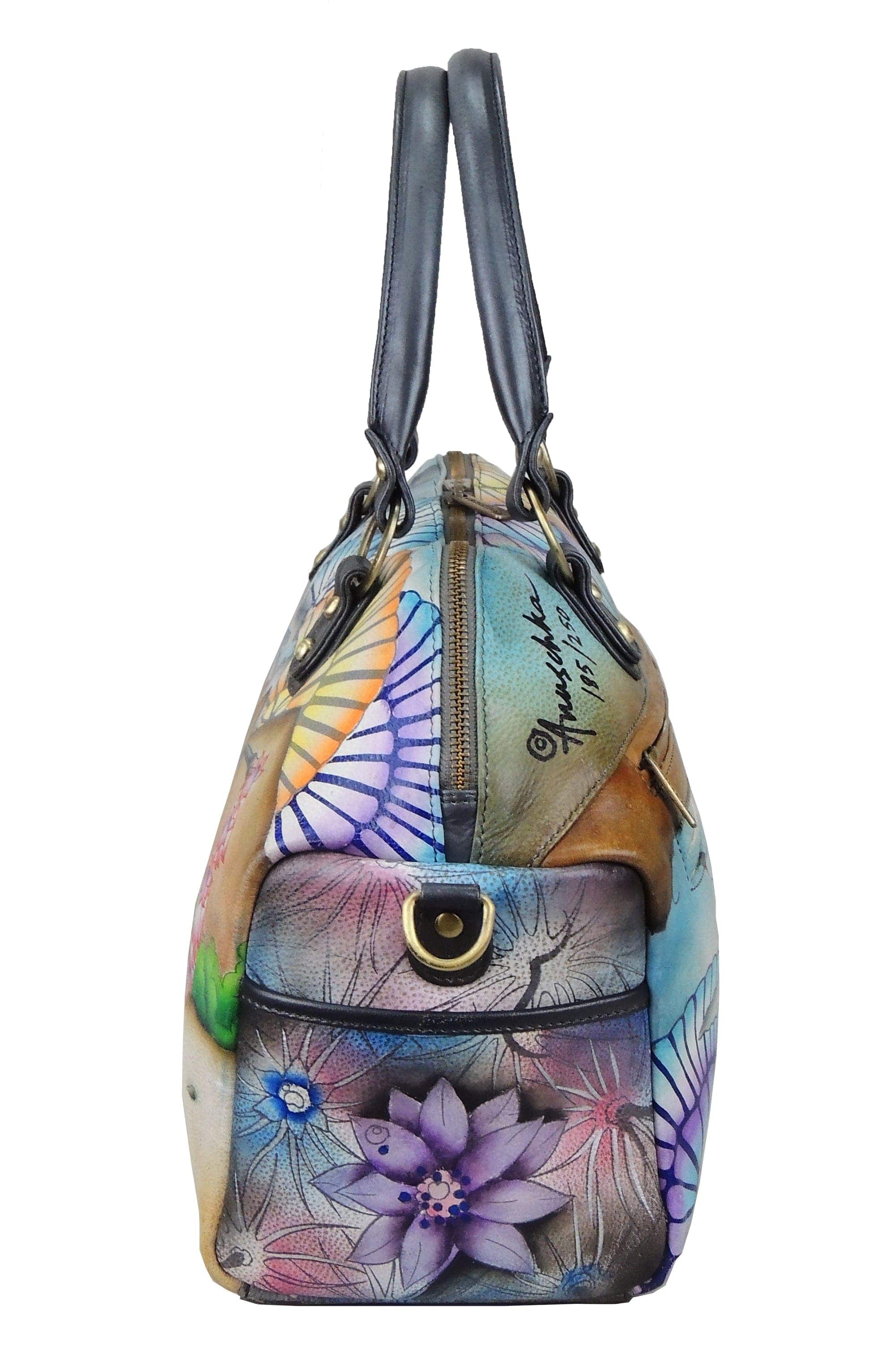 Large Convertible Satchel with Wallet & Key Ring - 522 - Anuschka