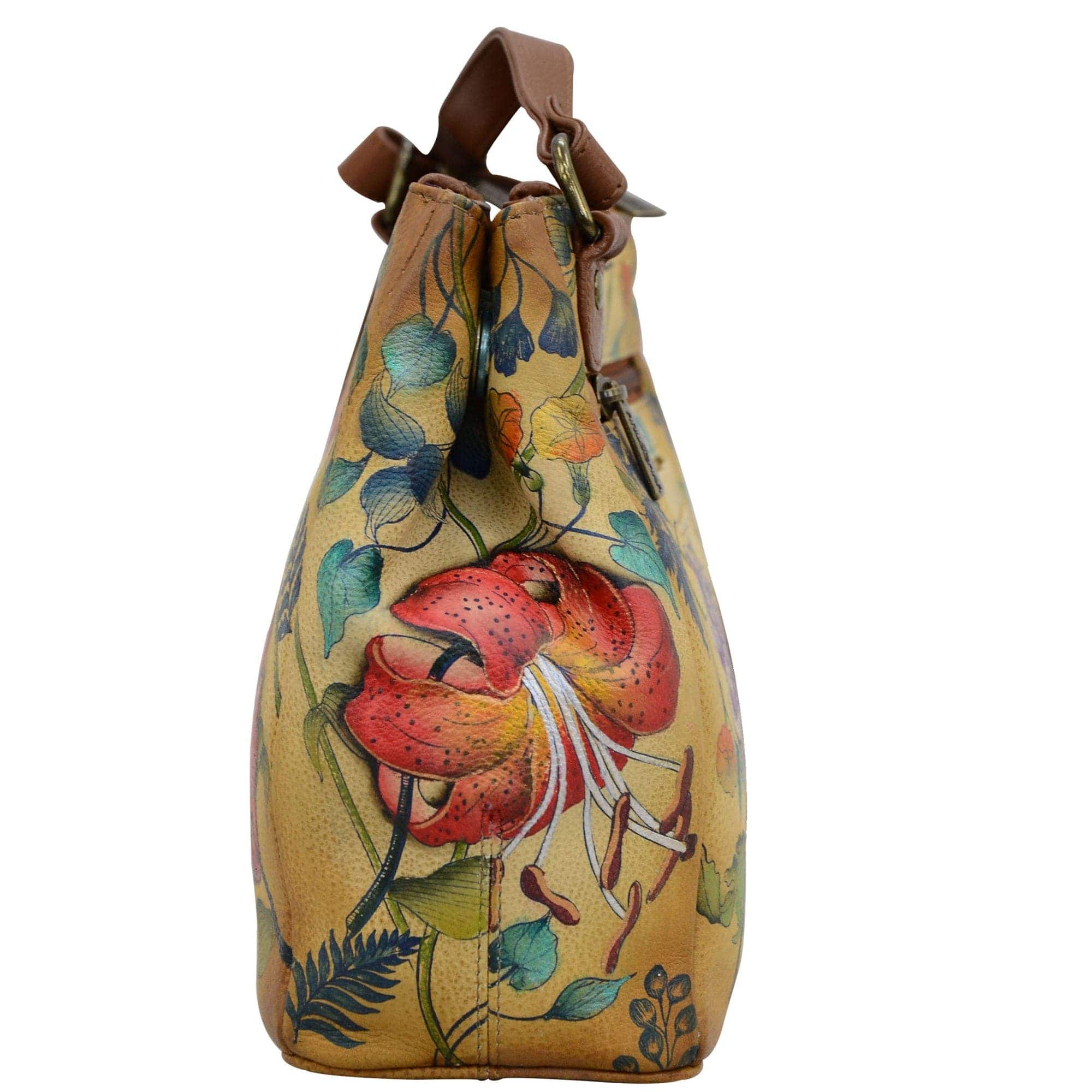 Triple Compartment Medium Crossbody With Adjustable Strap - 525 - Anuschka