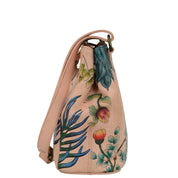 Triple Compartment Medium Crossbody With Adjustable Strap - 525