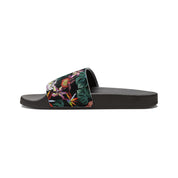 Island Escape Black Slide Sandals