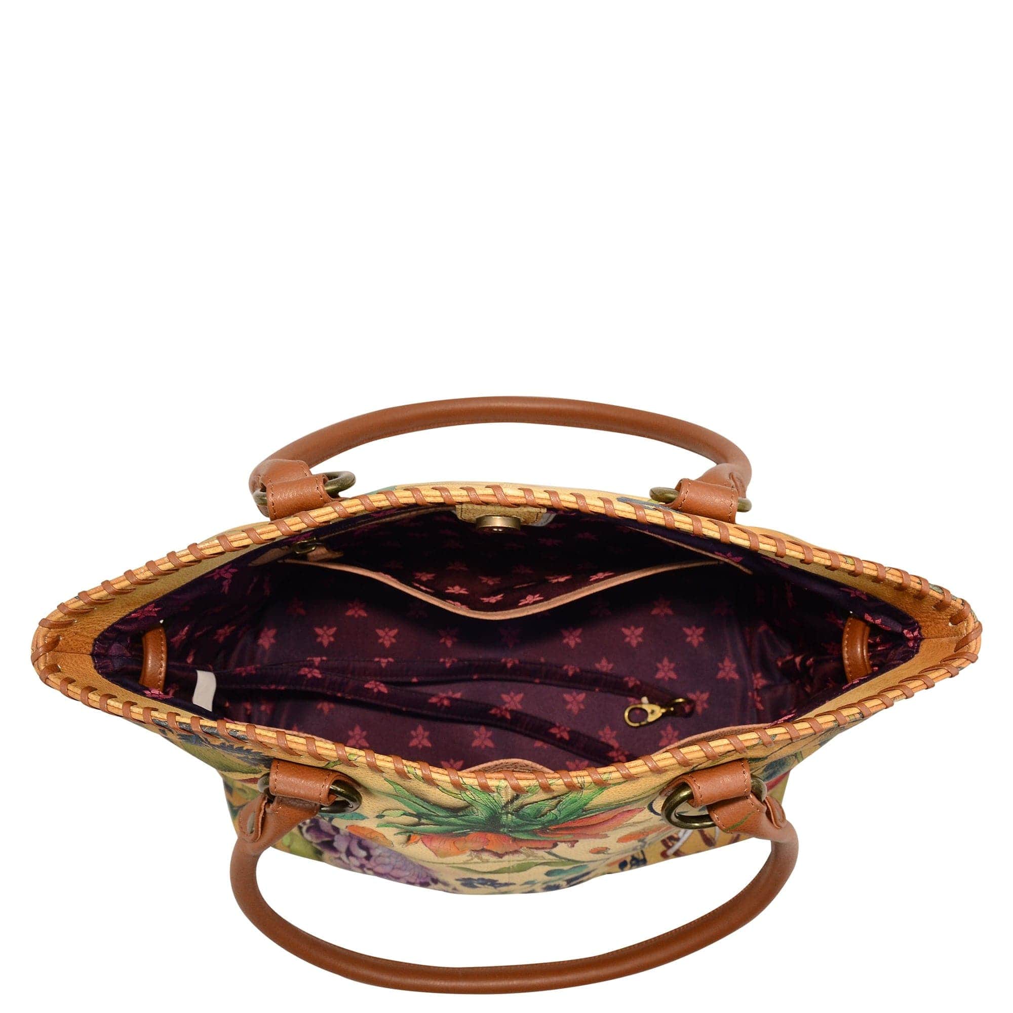 Double Handle Large Tote With Magnetic Closure - 569 - Anuschka