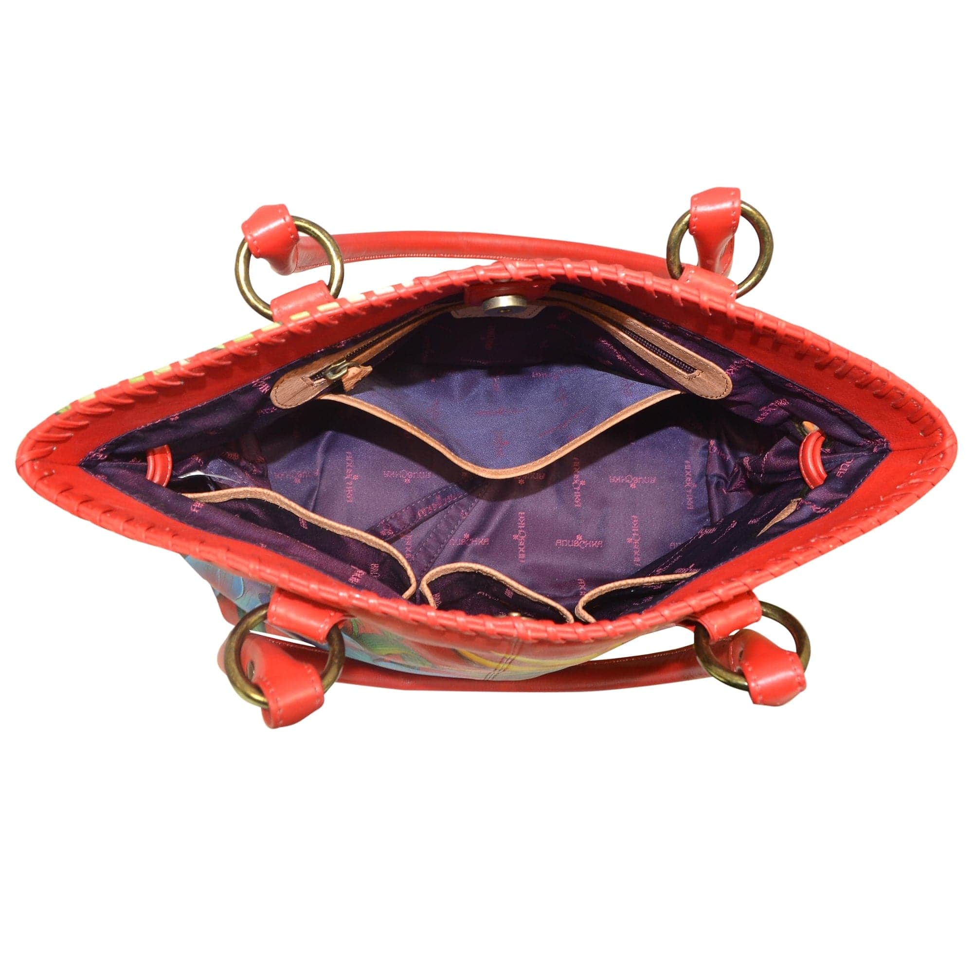 Double Handle Large Tote With Magnetic Closure - 569 - Anuschka