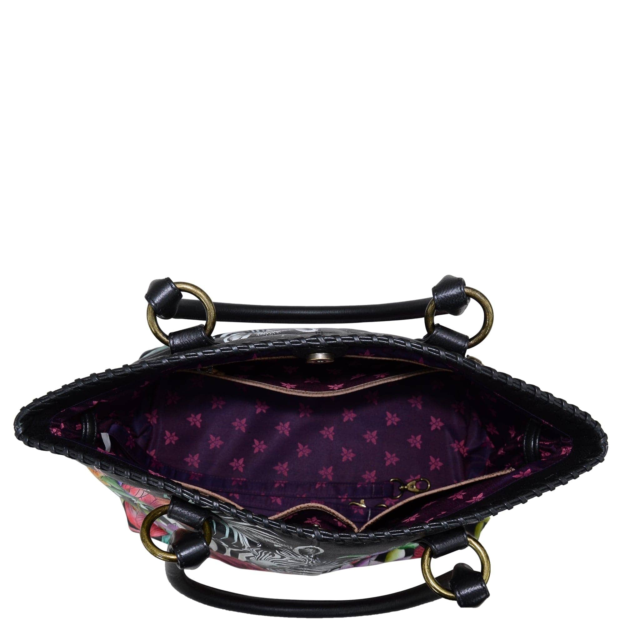 Double Handle Large Tote With Magnetic Closure - 569 - Anuschka