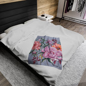 Bel Fiori Velveteen Plush Blanket