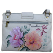 RFID Blocking Triple Compartment Crossbody Organizer - 595 - Anuschka