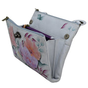 RFID Blocking Triple Compartment Crossbody Organizer - 595 - Anuschka