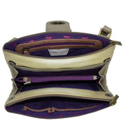 RFID Blocking Triple Compartment Crossbody Organizer - 595 - Anuschka