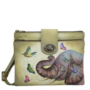 Gentle Giant - RFID Blocking Triple Compartment Crossbody Organizer - 595