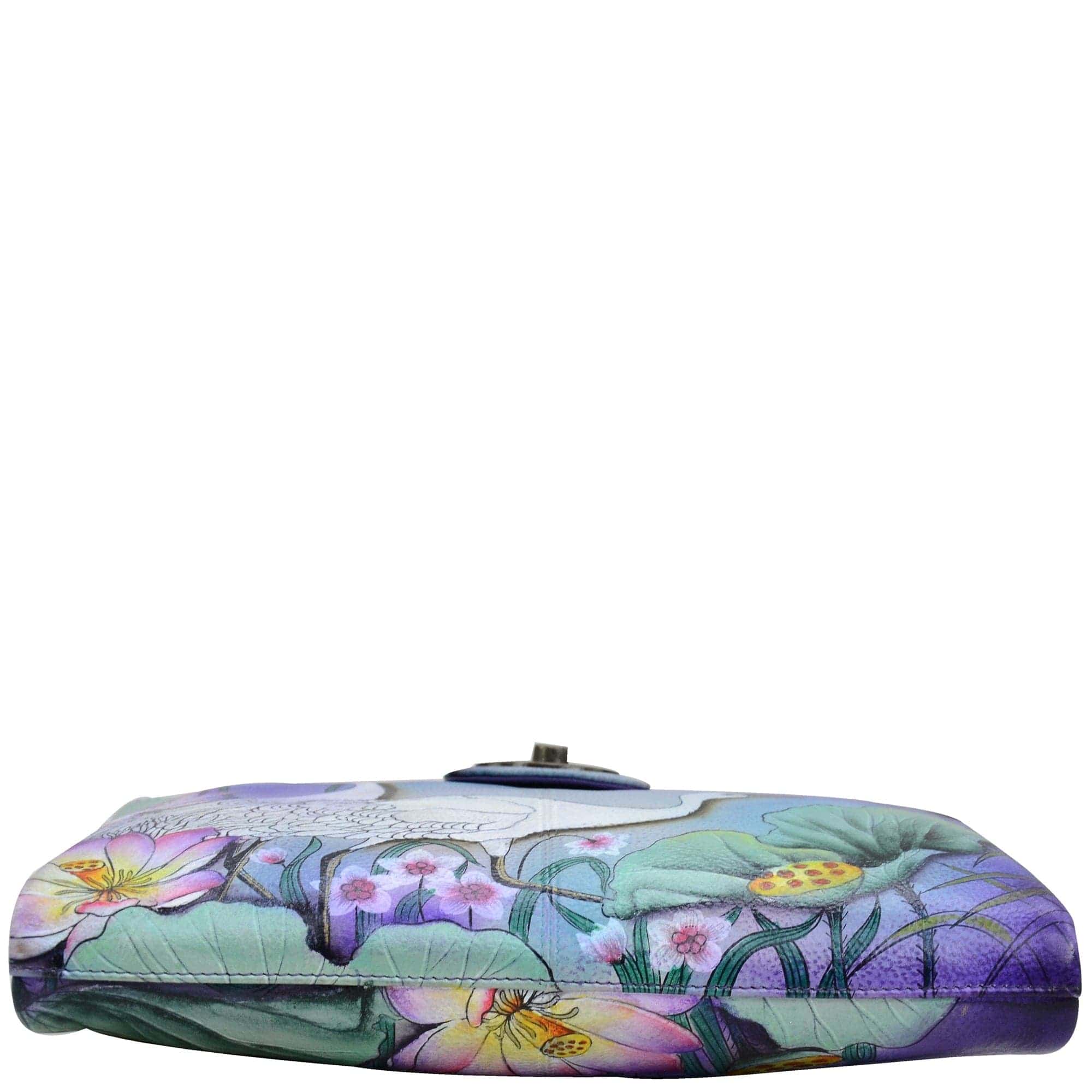 RFID Blocking Triple Compartment Crossbody Organizer - 595