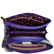 RFID Blocking Triple Compartment Crossbody Organizer - 595