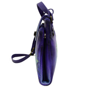 RFID Blocking Triple Compartment Crossbody Organizer - 595