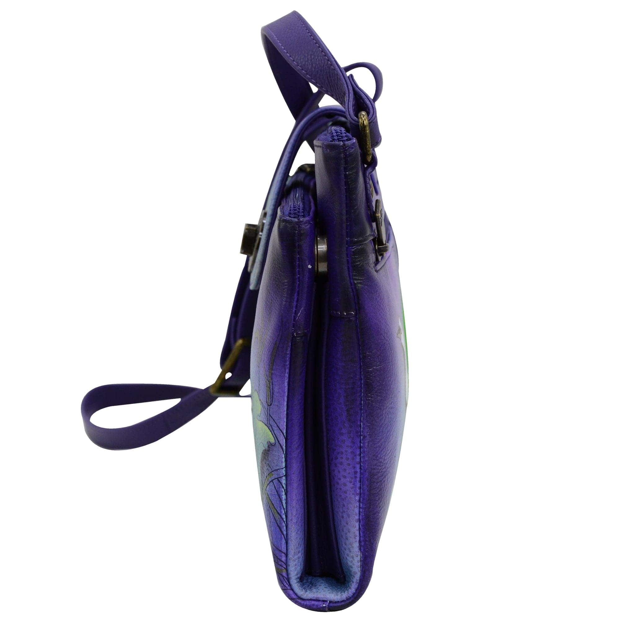 RFID Blocking Triple Compartment Crossbody Organizer - 595