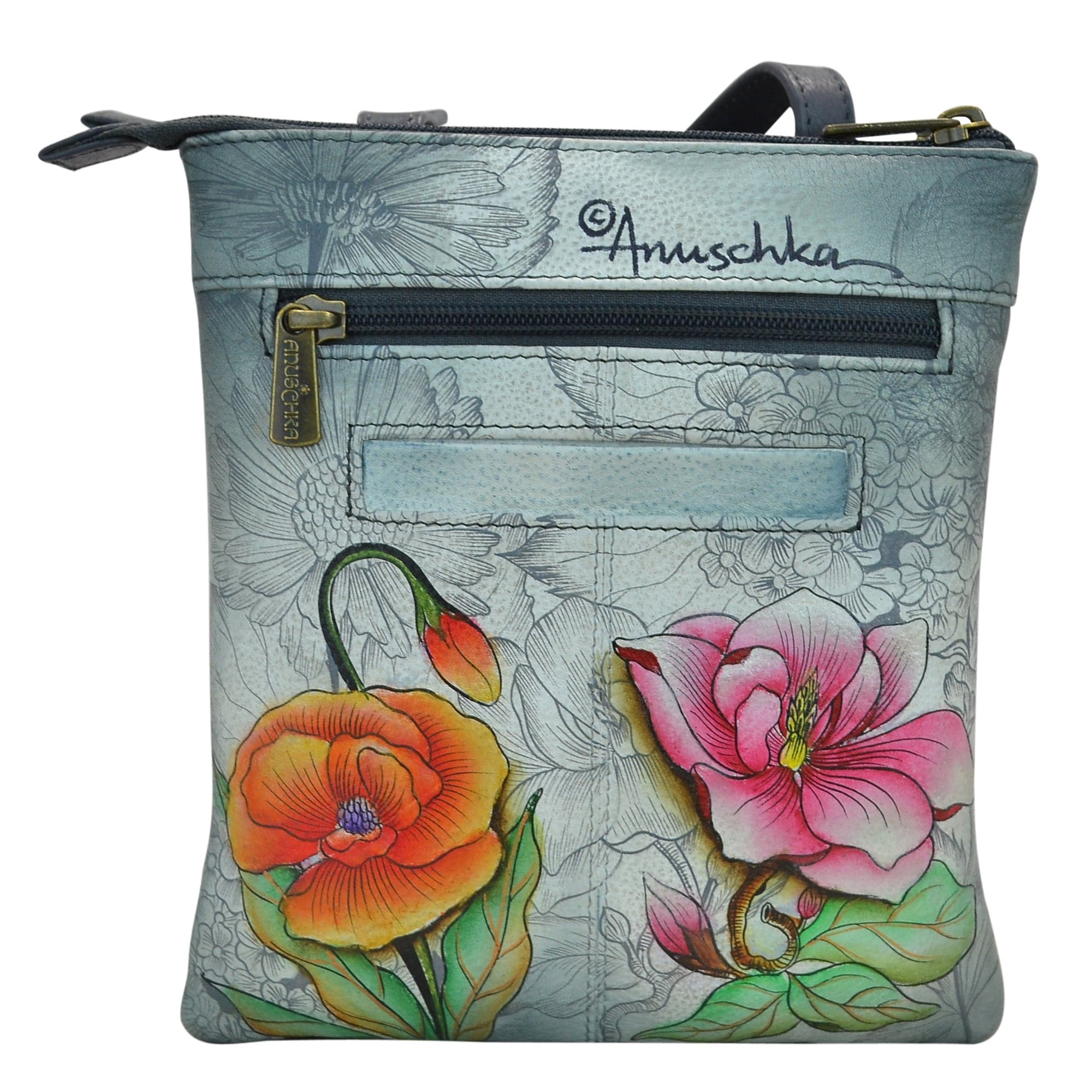 RFID Blocking Triple Compartment Travel Organizer - 596 - Anuschka