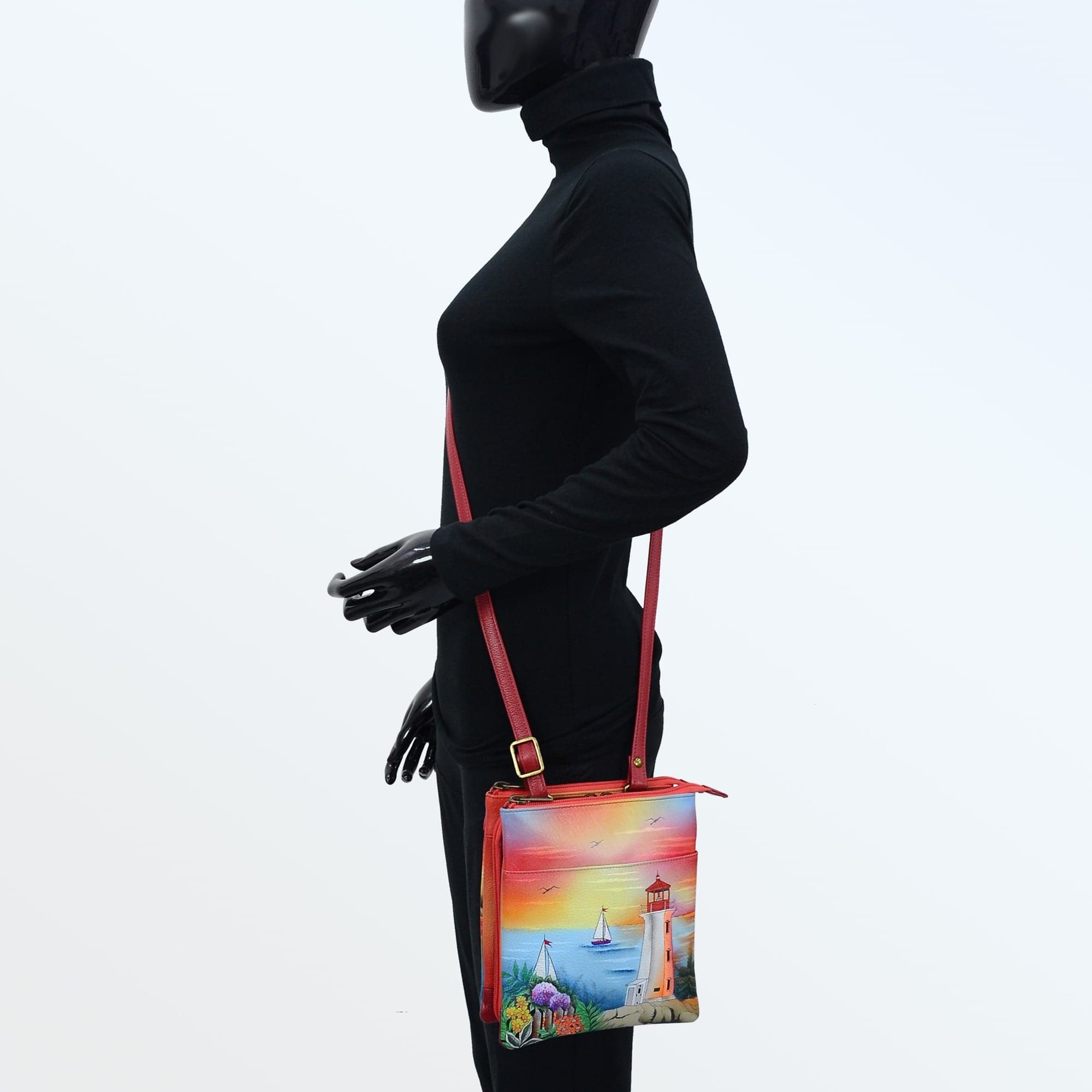 RFID Blocking Triple Compartment Travel Organizer - 596 - Anuschka