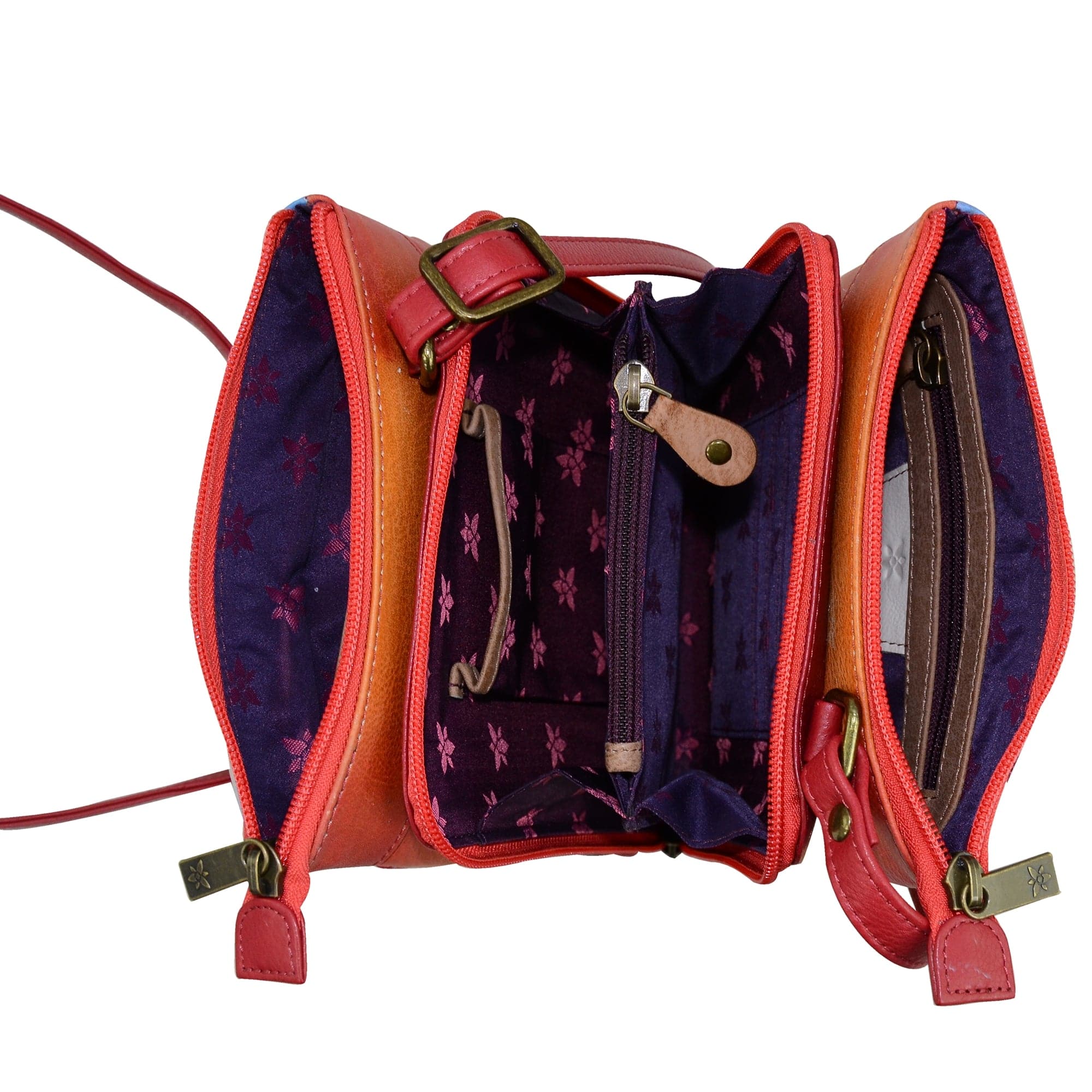 RFID Blocking Triple Compartment Travel Organizer - 596 - Anuschka