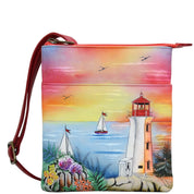 Guiding Light RFID Blocking Triple Compartment Travel Organizer - 596