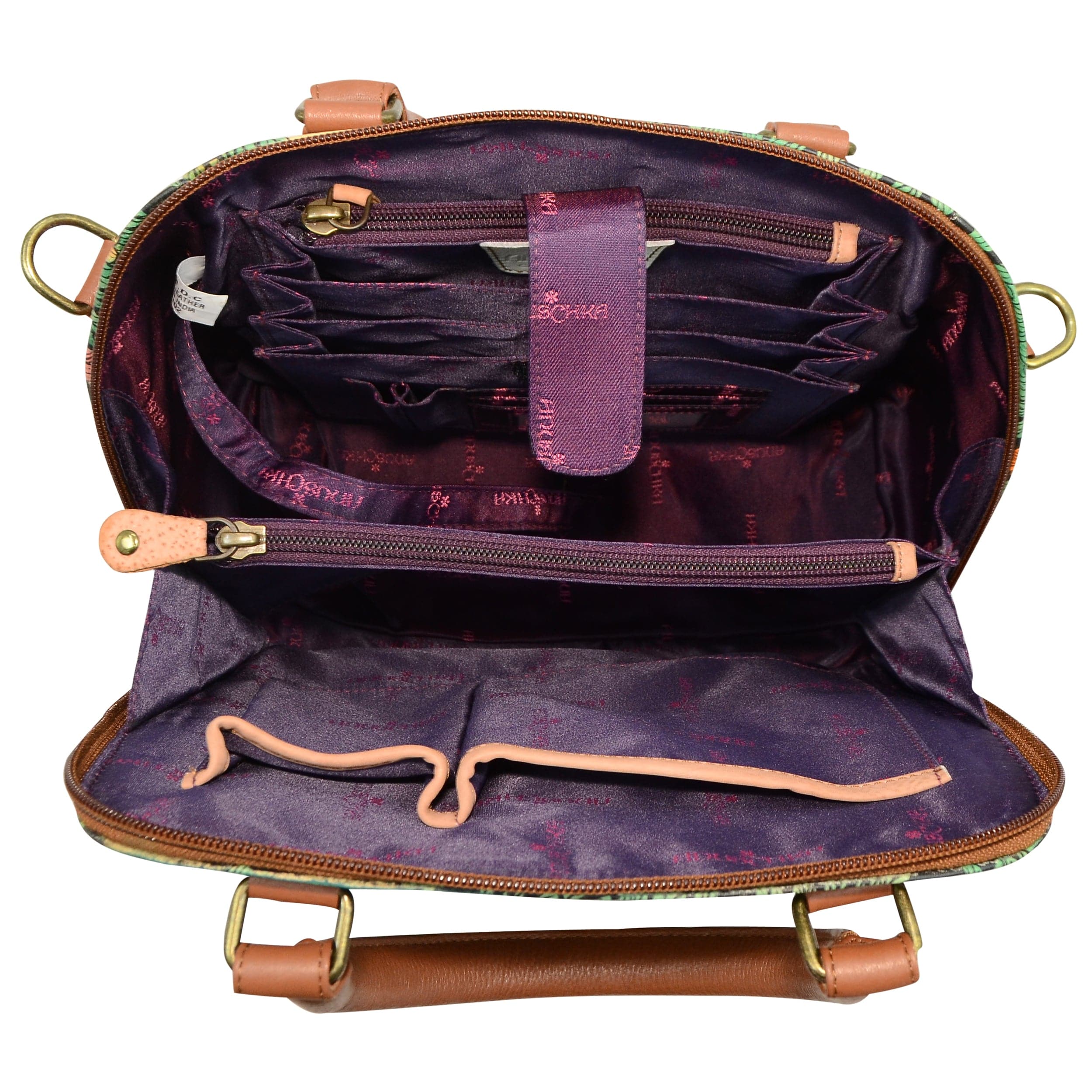 Zip Around Convertible Satchel - 606 - Anuschka