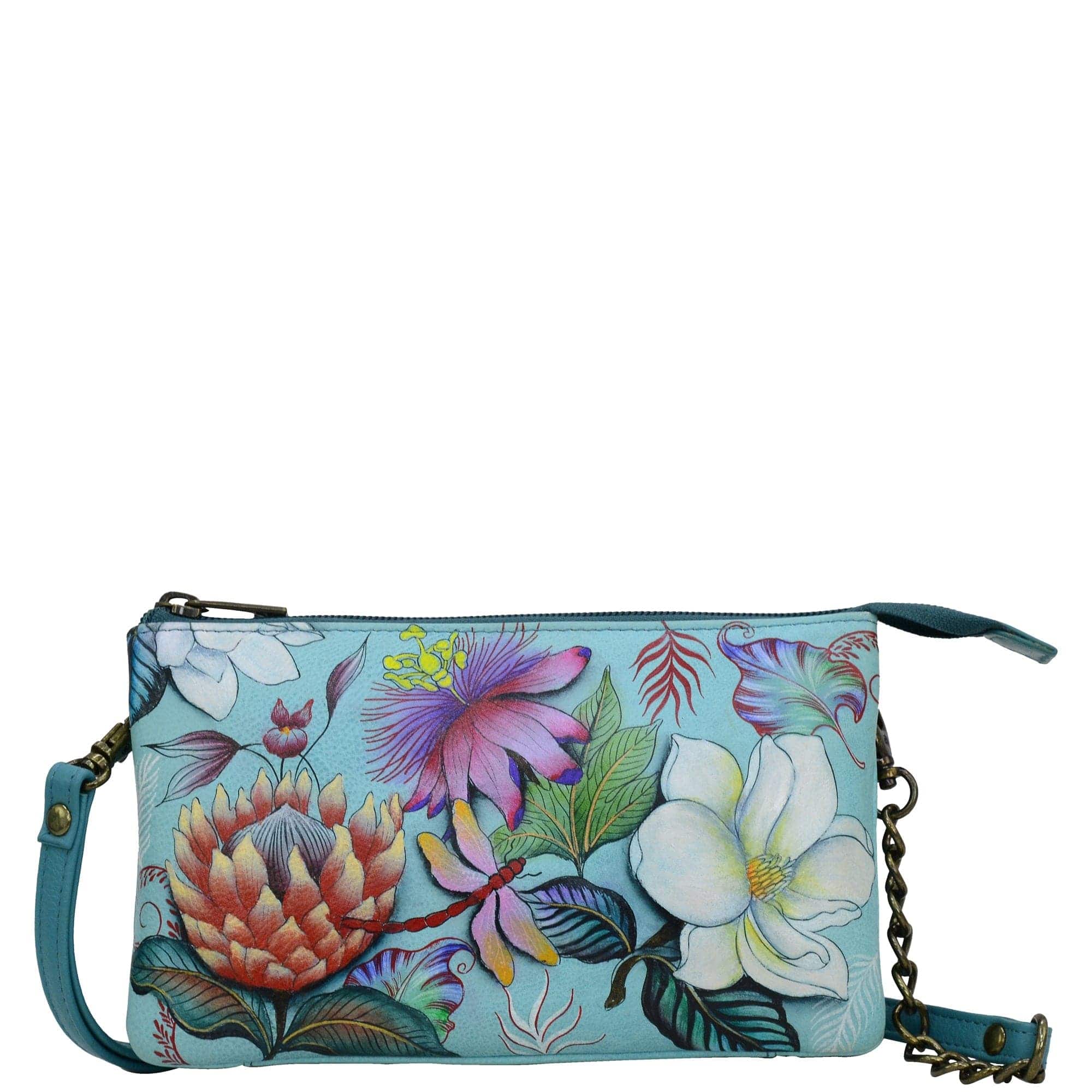 Jardin Bleu Organizer Crossbody With RFID Protection - 637