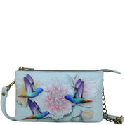 Rainbow Birds Organizer Crossbody With RFID Protection - 637