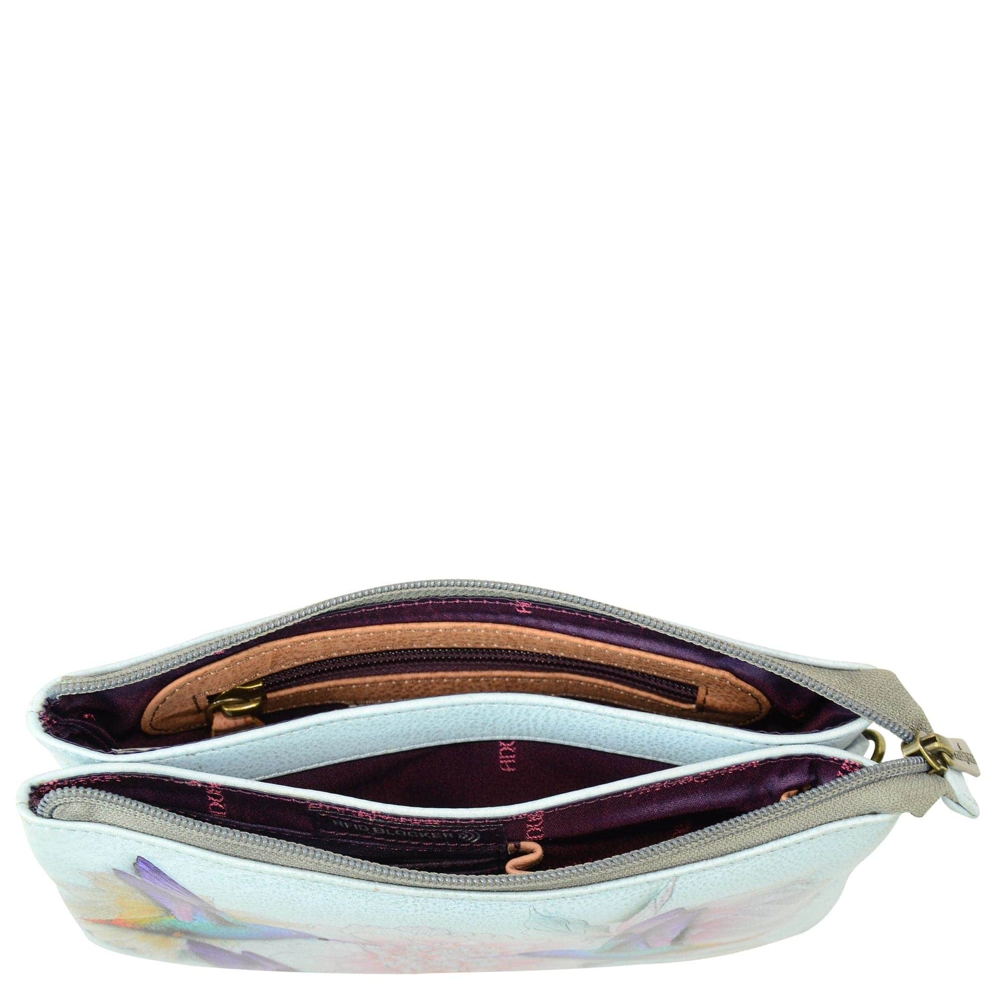 Organizer Crossbody With RFID Protection - 637 - Anuschka