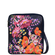 Anuschka Style 650, handpainted Large Crossbody. Moonlit Meadow painting