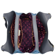 Triple Compartment Large Satchel - 652 - Anuschka