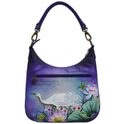 Convertible Slim Hobo With Crossbody Strap - 662 - Anuschka