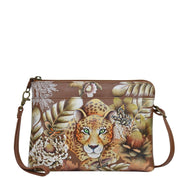 Cleopatra's Leopard Tan Three-in-One Clutch - 667
