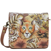 Cleopatra's Leopard Tan Small Messenger - 669