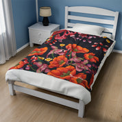 Moonlit Meadow Velveteen Plush Blanket