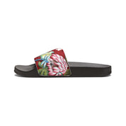 Crimson Garden Slide Sandals