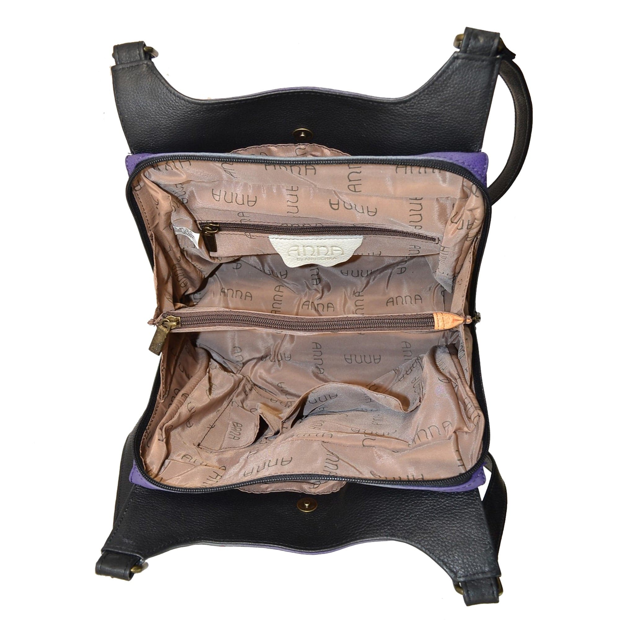 Triple Compartment Satchel - 7001